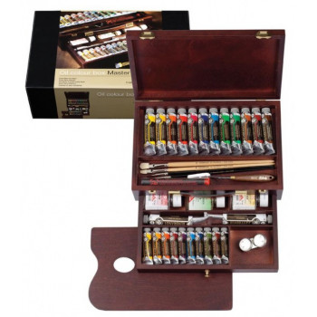 REMBRANDT　レンブラント油絵具　ラグジュアリーボックス24色セット　T0184-0002　410863