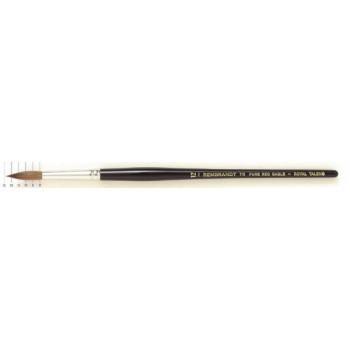 REMBRANDT　レンブラント水彩画筆110　ピュアレッドセーブル/ラウンド　T909-110-12(12号)　494927