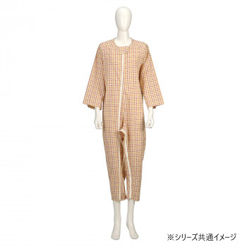 竹虎 ソフトケアねまき両開きファスナー 3シーズン　106424・だいだい・L